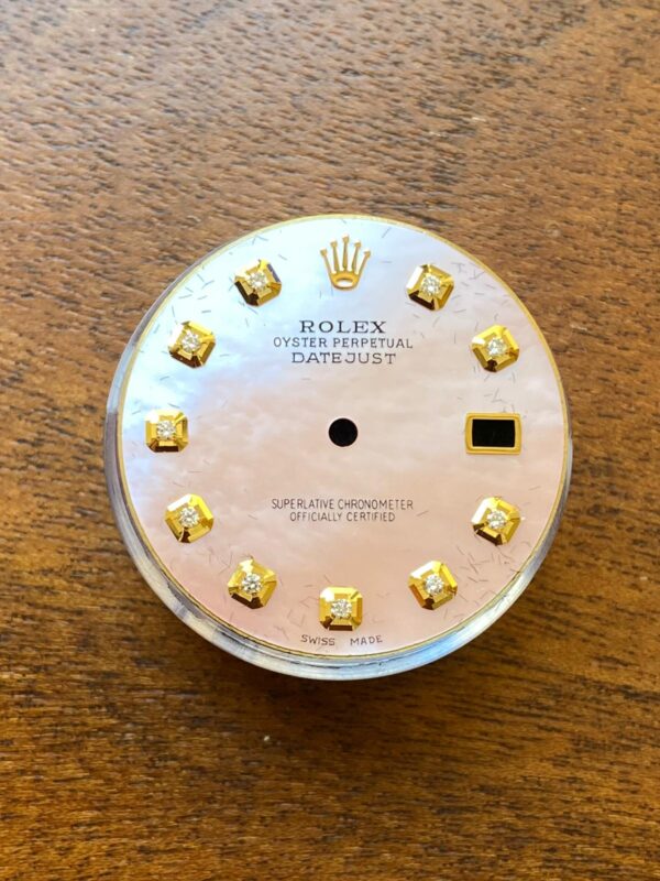 Pink Mother of Pearl & Diamonds